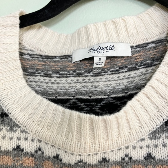 Madewell 100% merino wool nordic sweater size small - Picture 3 of 6